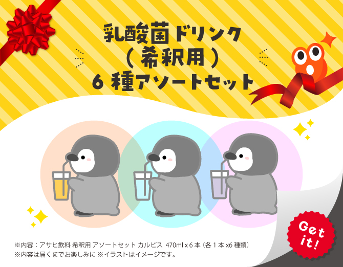 ■乳酸菌ドリンク（希釈用）6種アソートセット