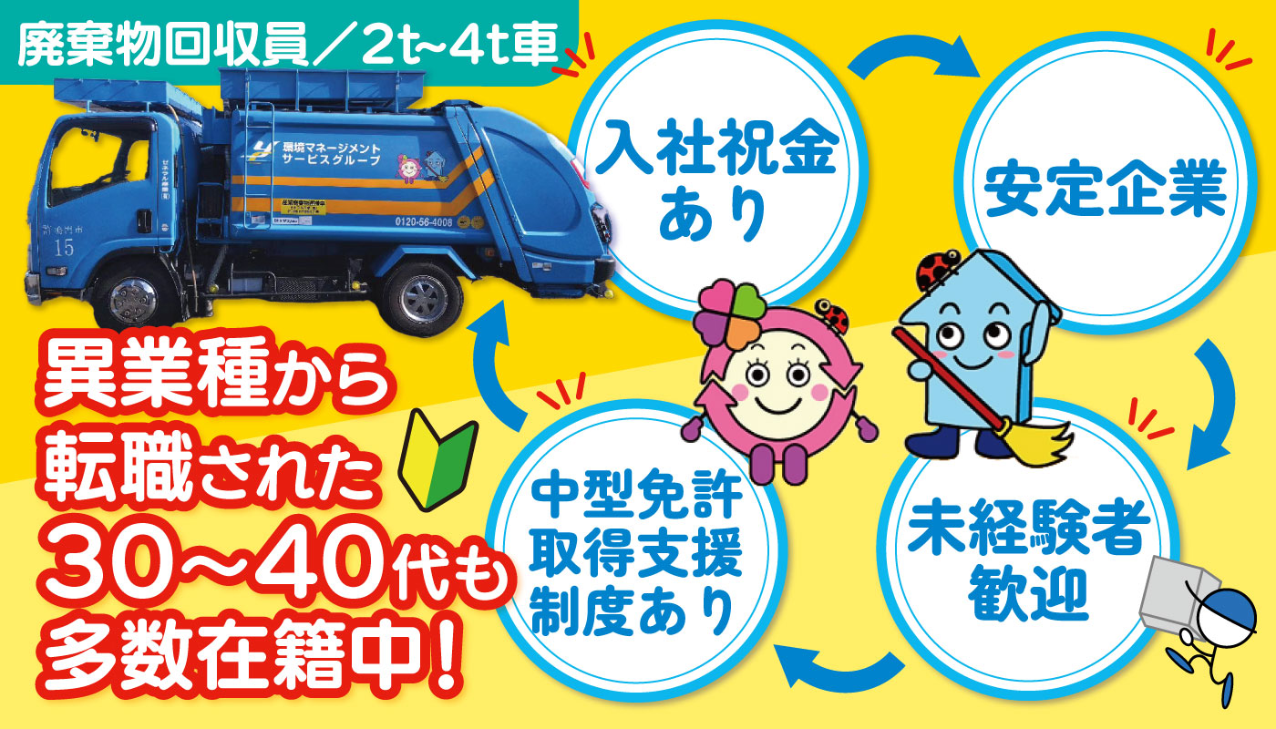 廃棄物回収ドライバー